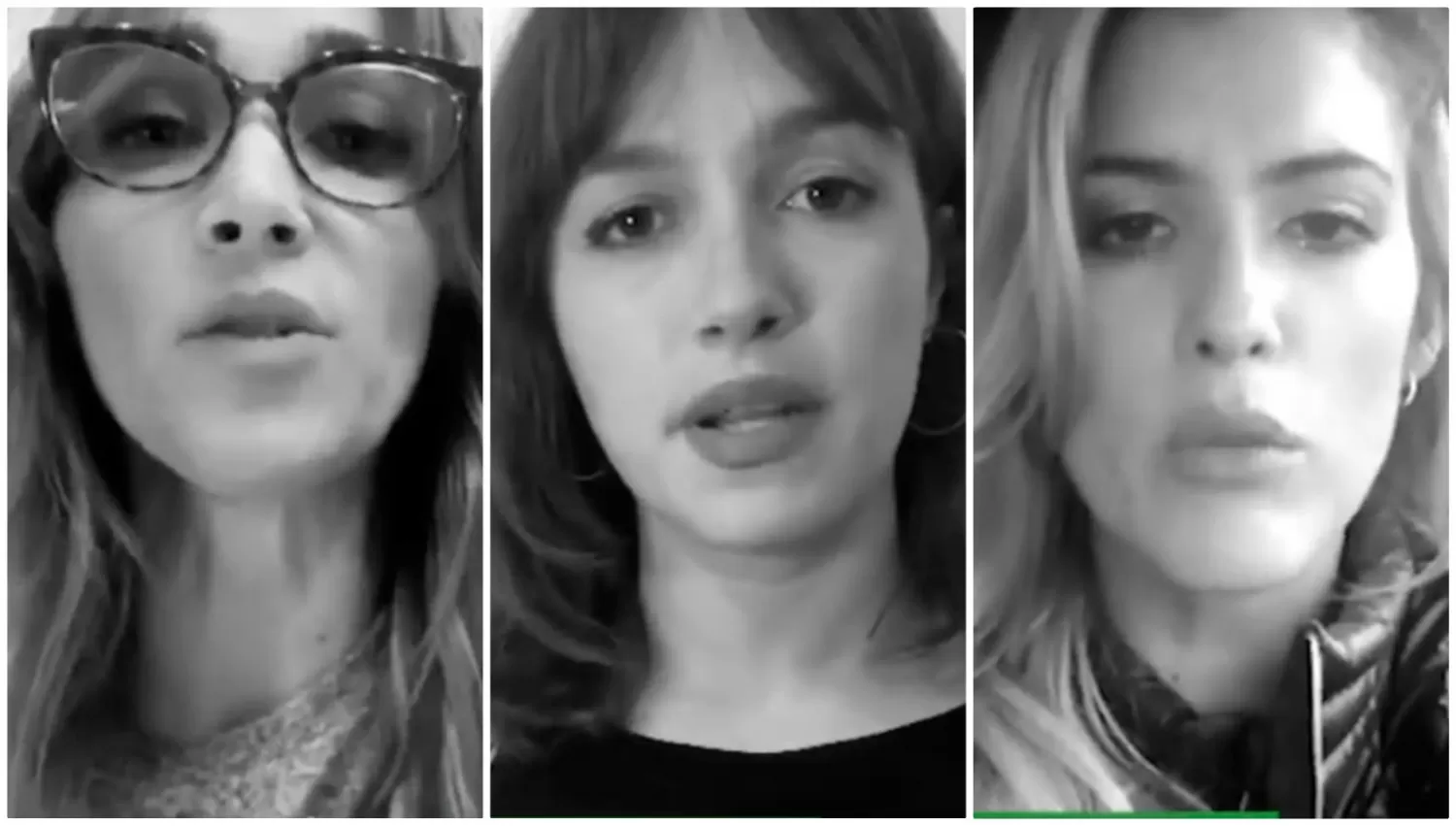 VERO LOZANO, CANDE VETRANO Y MERY DEL CERRO. Algunas de las famosas que se sumaron a la campaña.