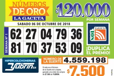 Los Números de Oro de LA GACETA