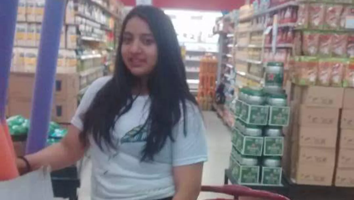 La adolescente Abril Eugenia Fecha.