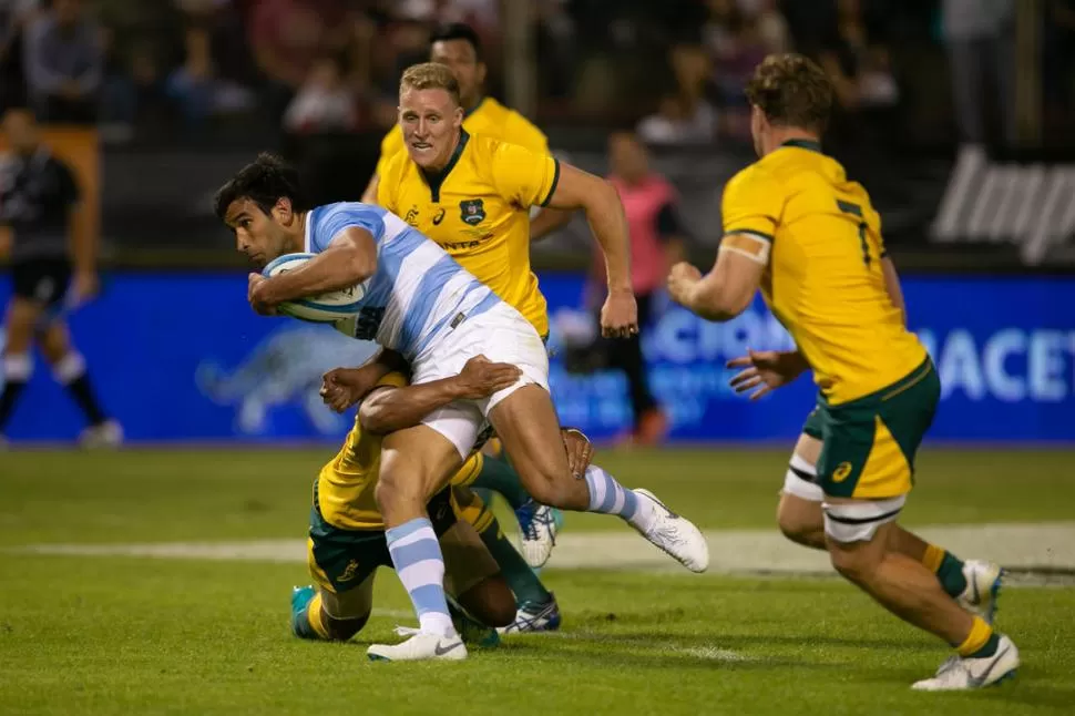 BUEN REGRESO. Pese a la derrota, Orlando fue de lo mejor en Los Pumas. prensa uar