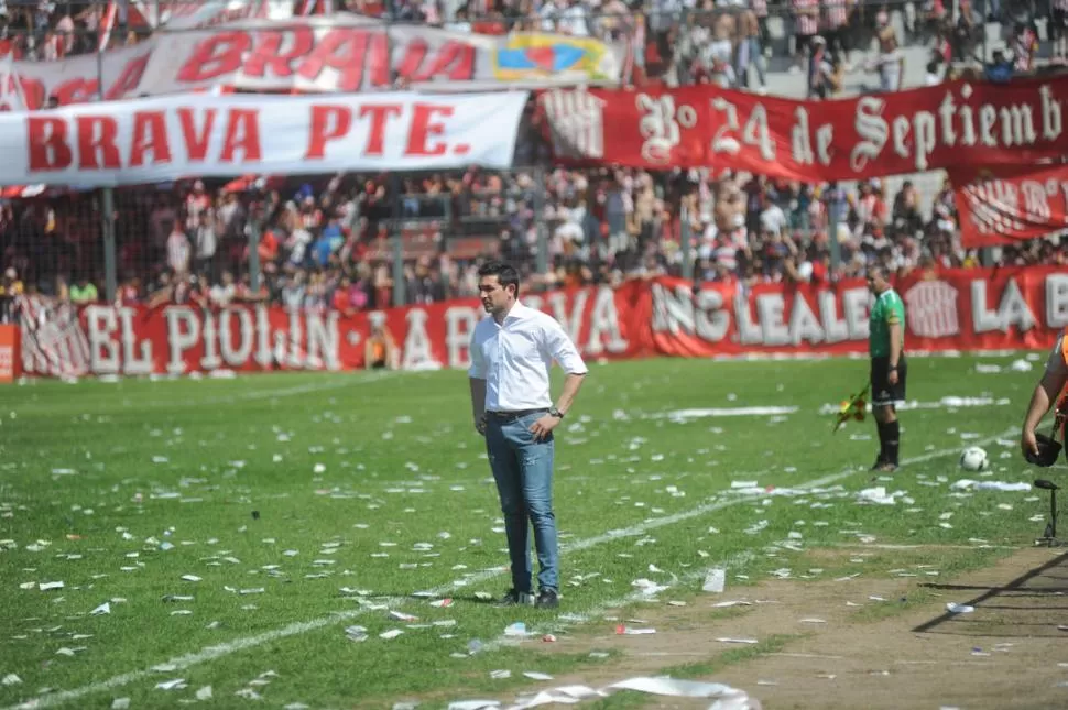 VARIOS PUNTOS PARA ATACAR. En estas dos semanas de parate, Coyette deberá trabajar no sólo en lo futbolístico. La parte anímica será fundamental para recuperar jugadores que parecen caídos. la gaceta / foto de franco vera