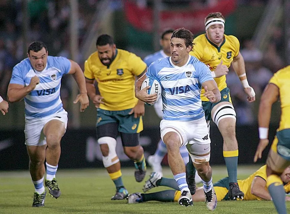 APUNTAN A JAPÓN. A partir de ahora, Los Pumas tienen como principal objetivo el Mundial del año próximo. telam