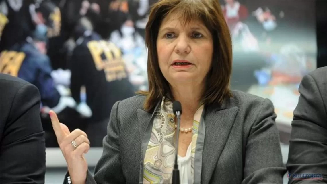 Ministra de Seguridad de la Nación, Patricia Bullrich