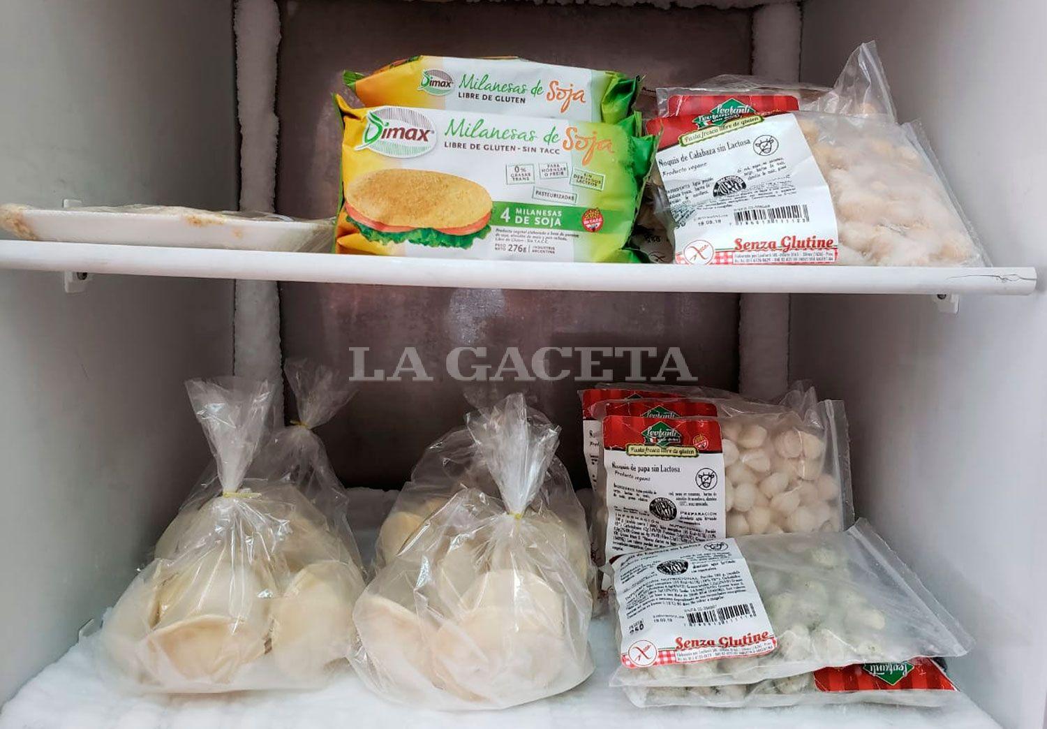 COMIDAS SIN TACC. Productos congelados sin TACC.