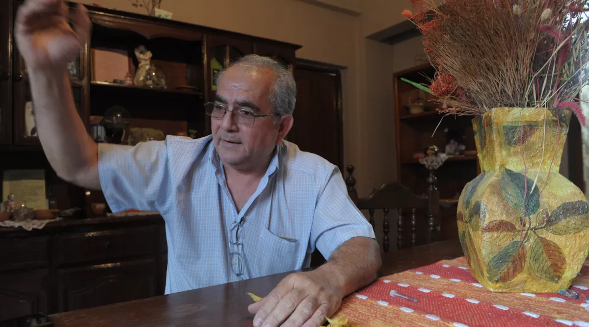 TESTIMONIO. Néstor Cantos fue una de las víctimas del asalto del lunes. 