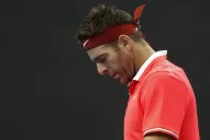 Del Potro abandonó en Shanghai por un golpe en la rodilla