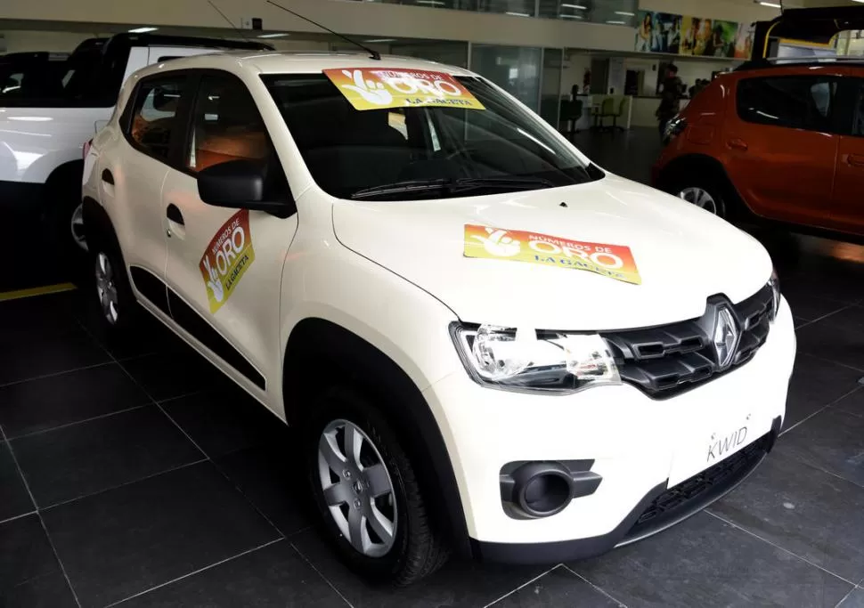EL 0km QUE TODOS QUIEREN. Este es el Renault Kwid que pueden ganar los lectores de LA GACETA. LA GACETA / FOTO DE JOSÉ NUNO.-