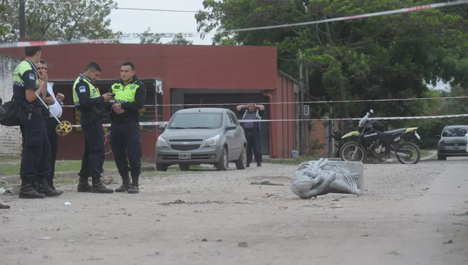 Hasta el momento no se sabe cuándo pondrán a la estatua en el parque 9 de Julio.