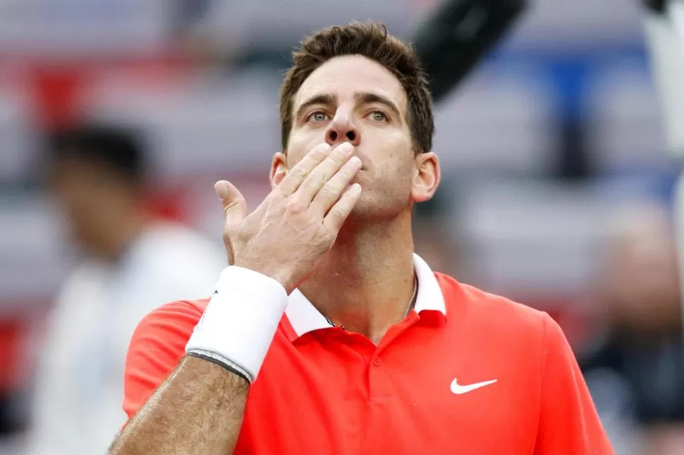 RETIRO. “Delpo” no pudo seguir. Reuters.- 