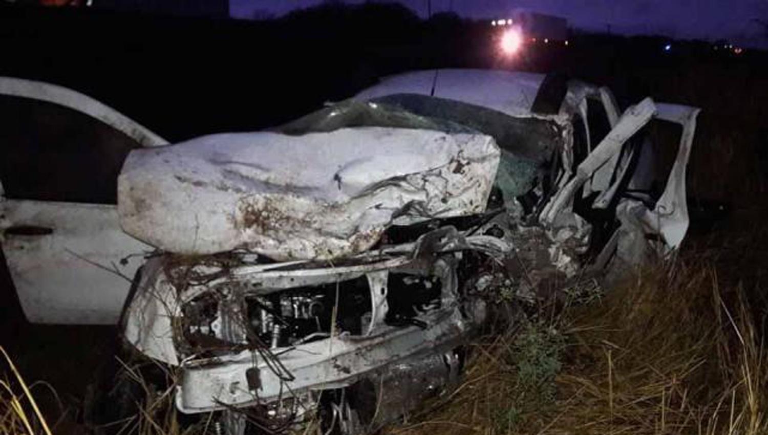 La camioneta en la que viajaba la víctima oriunda de Jujuy.