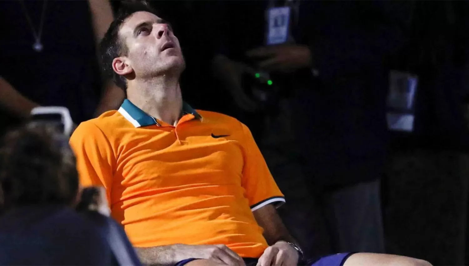 La peor noticia para Del Potro: se fracturó la rodilla y no jugará el resto del año