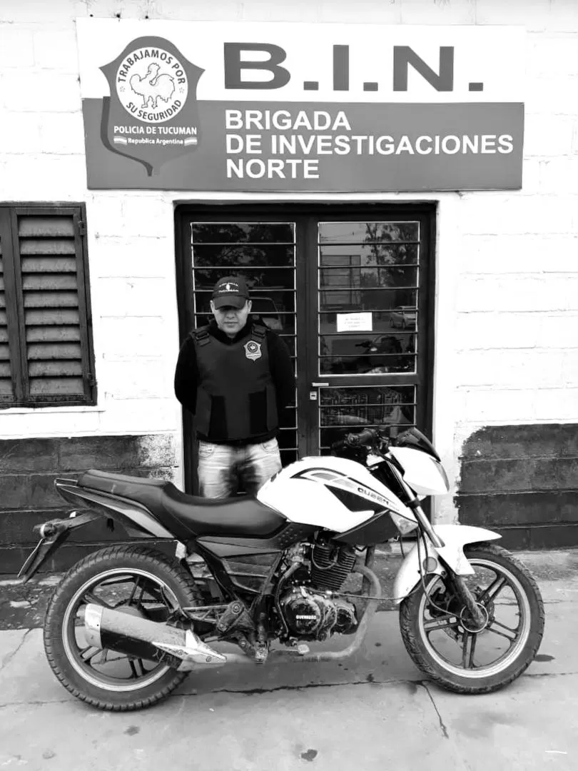 VOLVERÁ CON SU DUEÑO. Policías recuperaron la moto sustraída.  