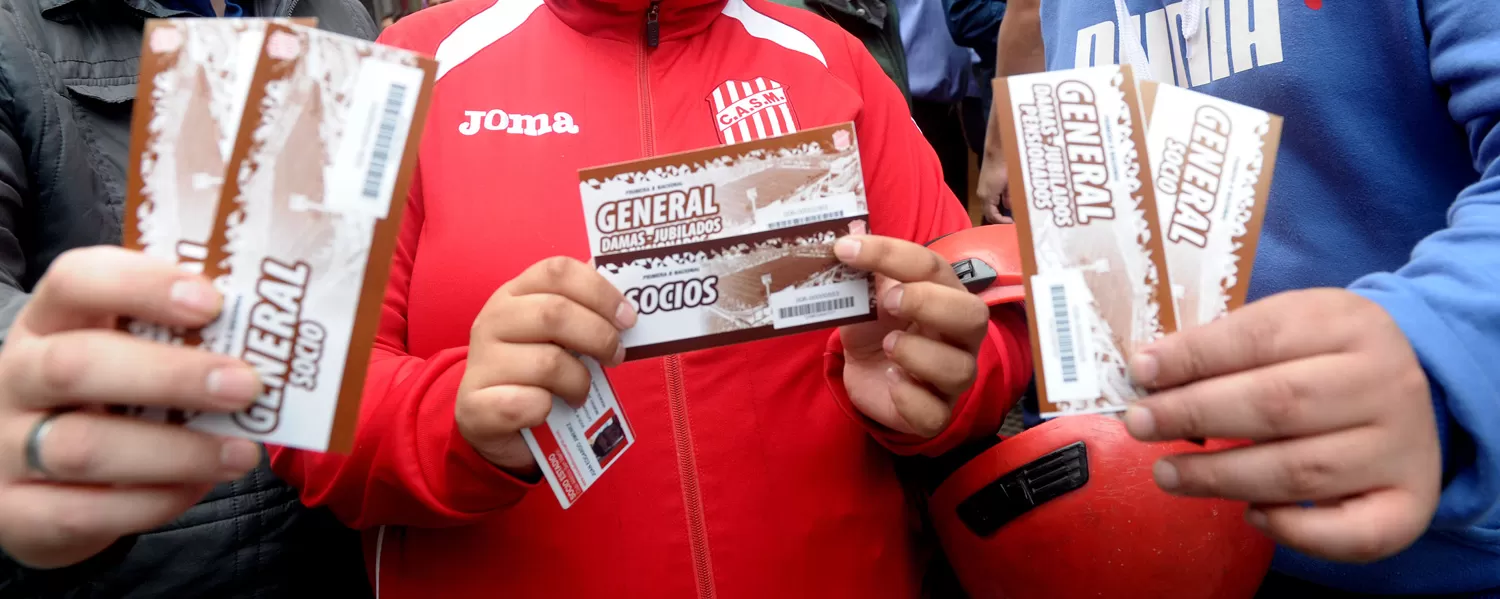 VENTA PARA SOCIOS. Comienza mañana para ver a San Martín ante Racing.