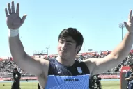 Juegos de la Juventud: Nazareno Sasia brilló en el lanzamiento de bala y ganó la medalla de oro