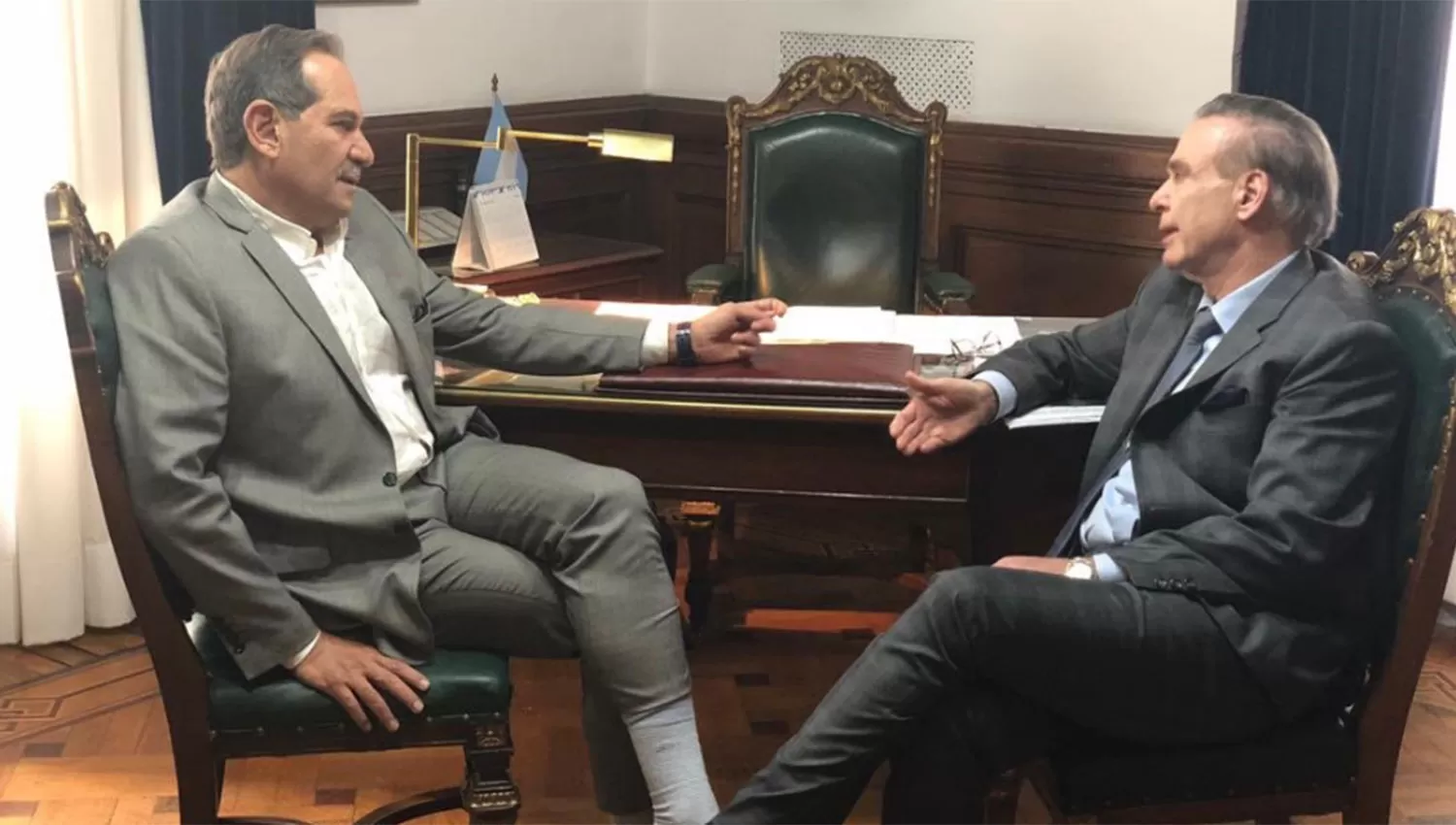 Alperovich y Pichetto se reunieron la semana pasada.