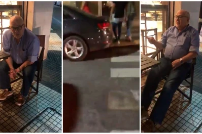 Impotencia: un hombre estacionó sobre una rampa e impidió el paso de un cochecito