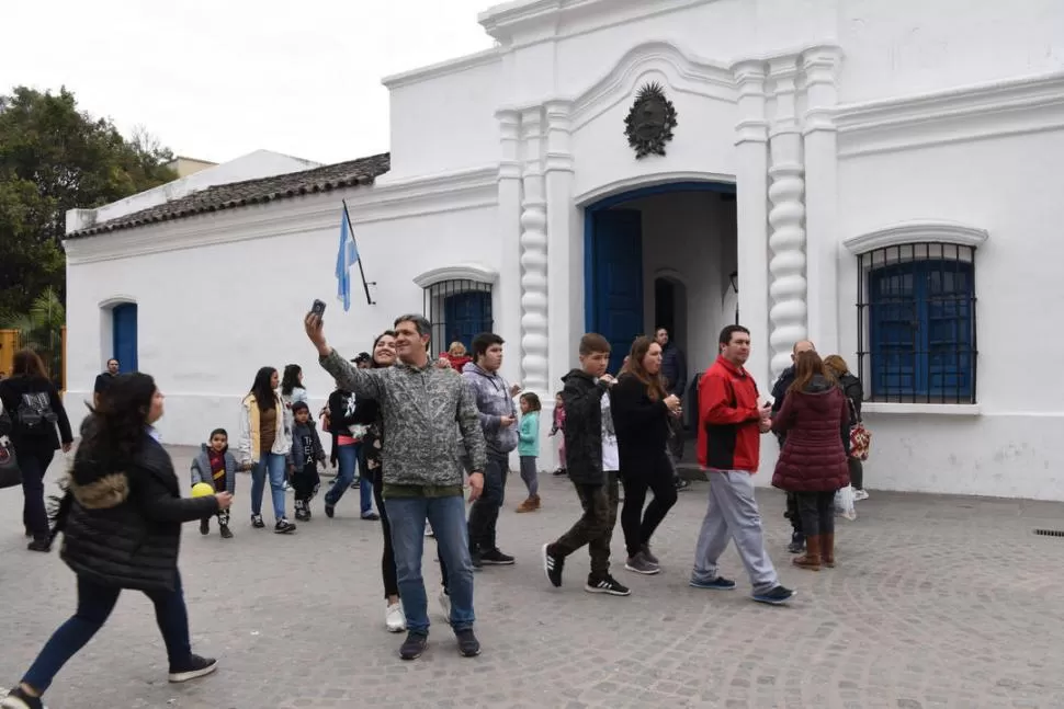 AVALANCHA DE TURISTAS. La Casa Histórica sigue siendo uno de los puntos que más atraen a los viajeros. LA GACETA/FOTO DE JOSÉ NUNO (ARCHIVO)