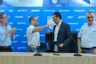 Atlético y Tensolite pusieron la firma y el sueño de agrandar el Monumental se hará realidad