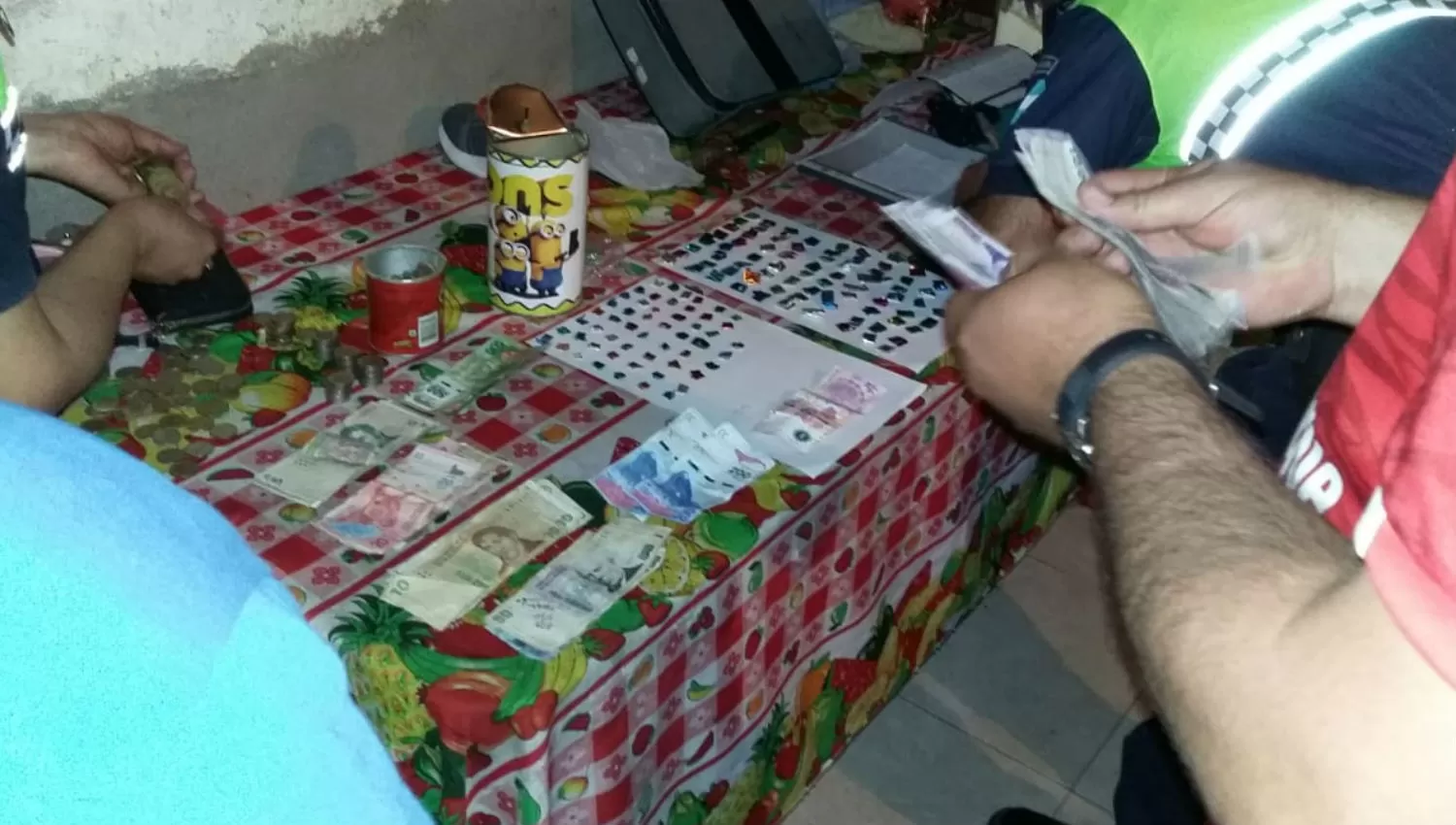 ALLANAMIENTO. En la vivienda se encontró cocaína. 