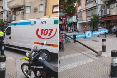 A causa del viento, se cayó el arco decorativo del Paseo de la Independencia