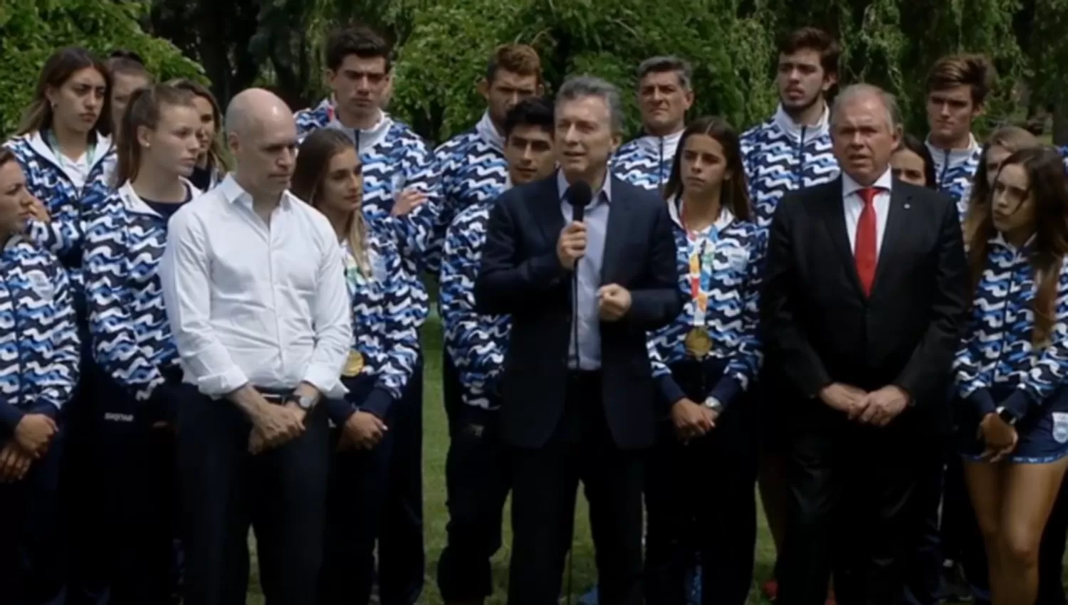 Macri felicitó a los deportistas argentinos de los juegos olímpicos por los valores que transmitieron al mundo