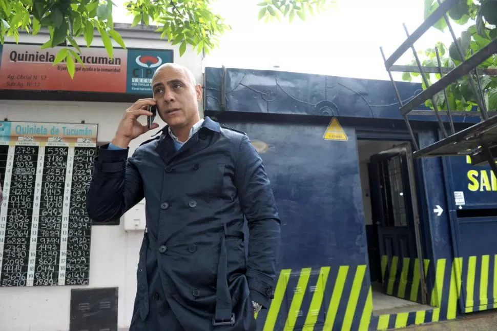 CUADRA. Luciano Villegas, en el lugar donde mataron a su sobrino Valentín. la gaceta / foto de franco vera 