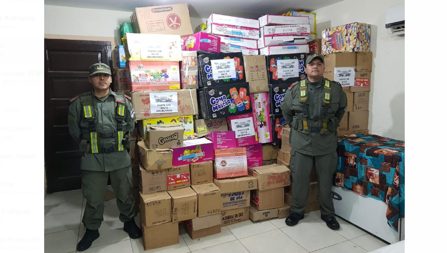 Gendarmería secuestró mercadería ilegal valuada en $ 1,6 millón