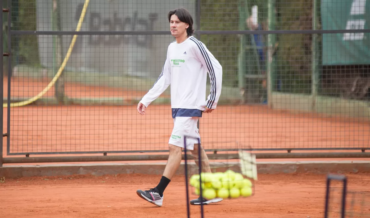 Coria dio una clínica hace dos años en Lawn Tennis.