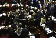 Entre incidentes, avanzaba el presupuesto 2019