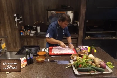 Hoy, en Cocinando con Maxi: matambre de cerdo a la portuguesa