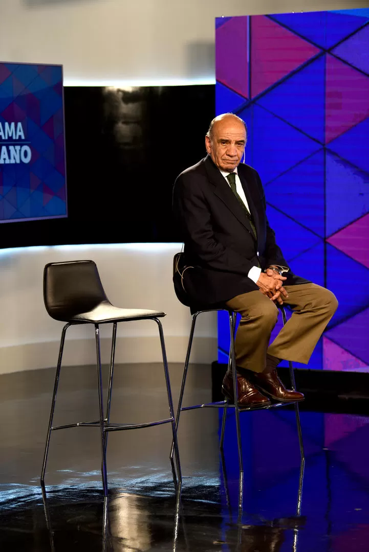 EN VIVO. Jiménez fue entrevistado durante “Panorama Tucumano”. la gaceta / foto de josé nuno