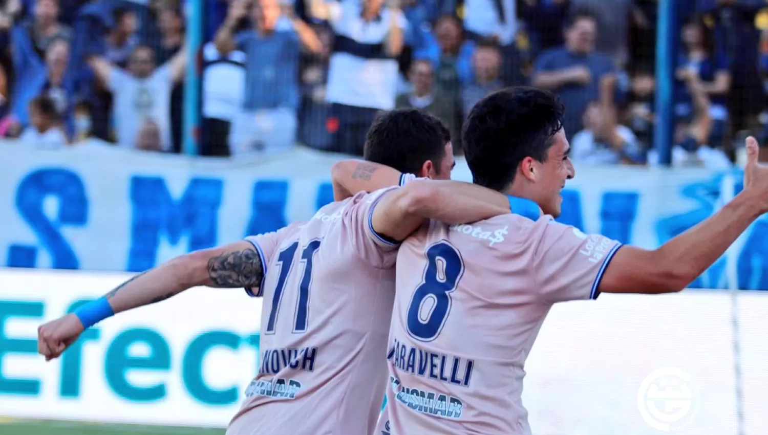 GOL PARA GIMNASIA. El tanto lo marcó Lorenzo Faravelli.