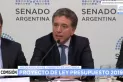 Dujovne defendió en el Senado el Presupuesto 2019