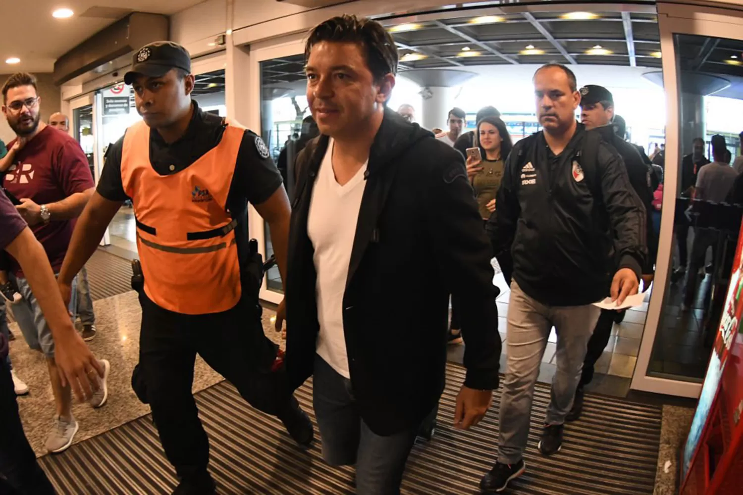 AUSENTE. Gallardo no podrá estar mañana en el banco de River.