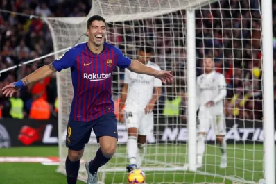 Suárez hundió a Real Madrid y luego brindó con Messi