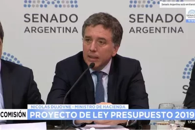 Dujovne defendió en el Senado el Presupuesto 2019