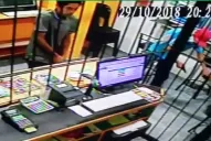 Filman un violento asalto de “motochorros” en una agencia de quiniela de Villa Luján