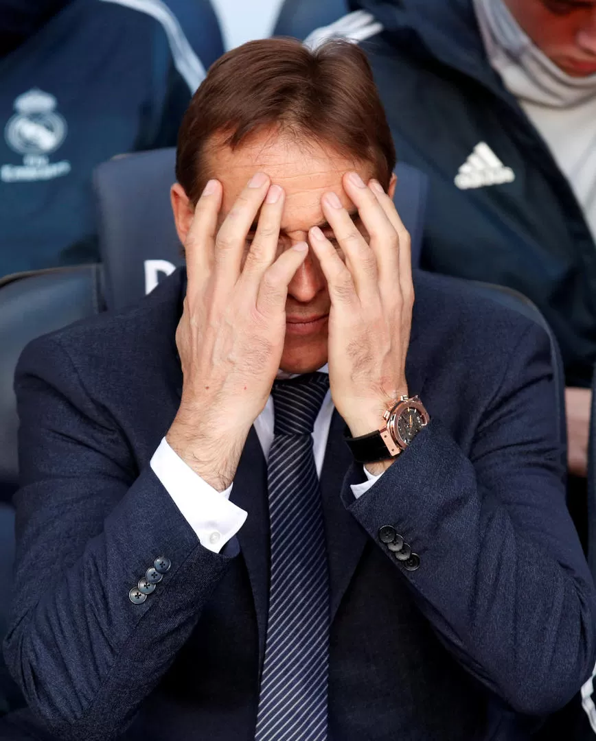 PESADILLA. Lopetegui fue el DT que menos duró en el club “merengue”. reuters