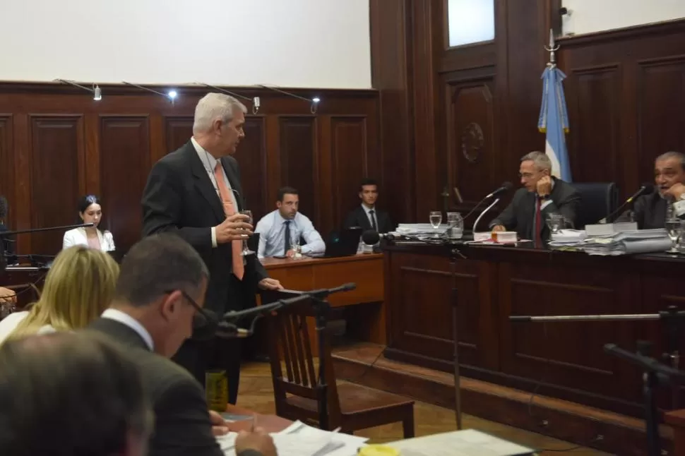 IMPUTADO. Hugo Sánchez amplió ayer su declaración ante el Tribunal. la gaceta / foto de analia jaramillo