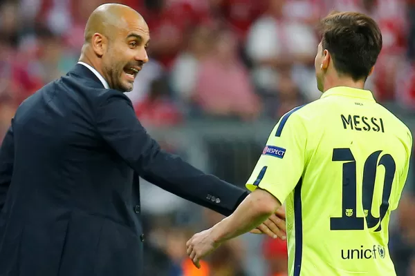 Guardiola negó que haya tratado de llevar a Lionel Messi al Manchester City