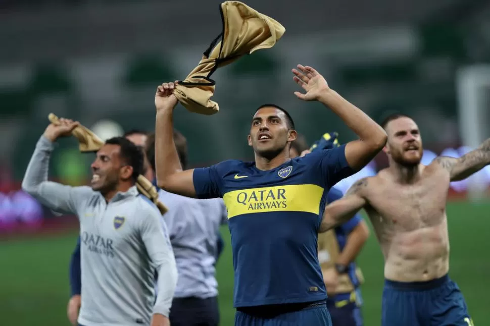 ARTILLERO “XENEIZE”. “Wanchope” anotó el primer gol contra Palmeiras. 