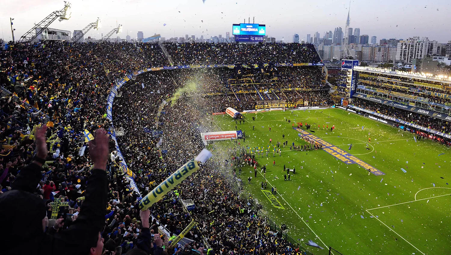 La Bombonera tendrá un lleno total para el partido del sábado. ARCHIVO