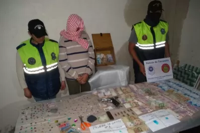 Secuestran más de 300 gramos de cocaína y $ 165.000