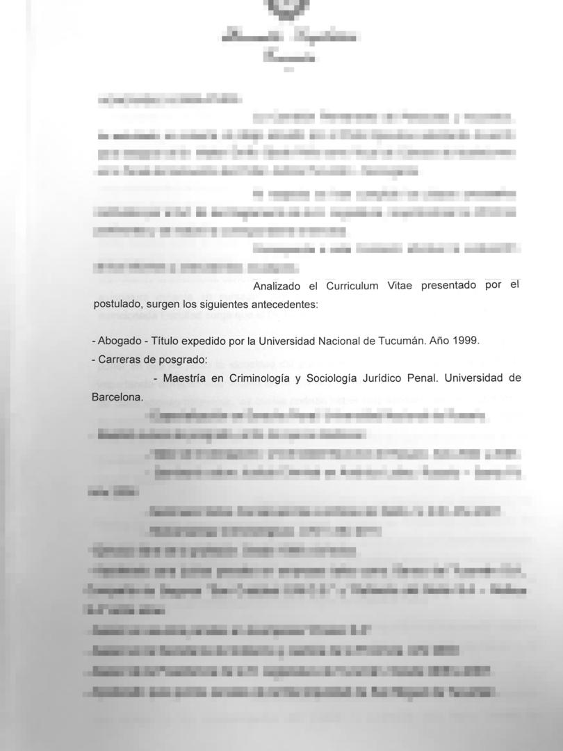 DICTAMEN. Los legisladores dieron por cierto al posgrado controvertido.  