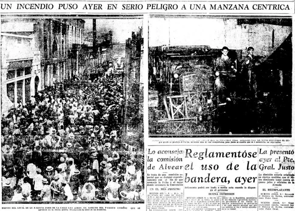 CROQUIS. El plano mostraba cómo era el interior del comercio incendiado y el lugar donde se originaron las llamas, que afectaron toda la parte trasera.  