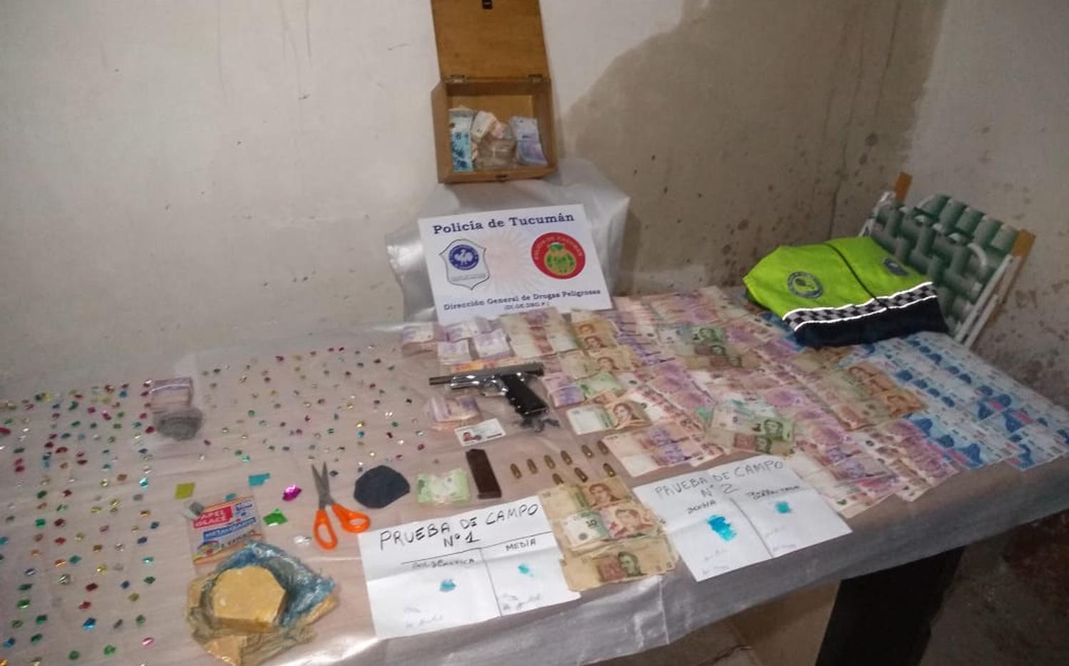 SECUESTRO DE DROGA. Se retuvieron más de 300 gramos y $ 165.000.