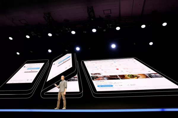 Galaxy X: mostraron las primeras imágenes del celular plegable