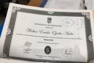 Autoridades universitarias dicen que es falso el título del máster de Ojeda Ávila