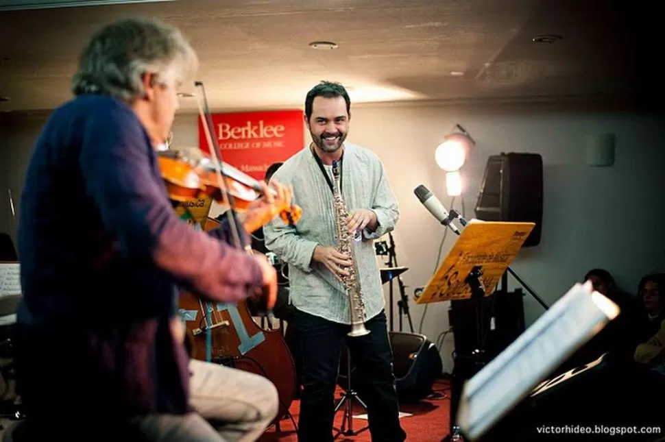 EXPERIENCIA INTERNACIONAL. Marcelo Coehlo vivió en Estados Unidos, donde conoció a Wayne Shorter. prensa