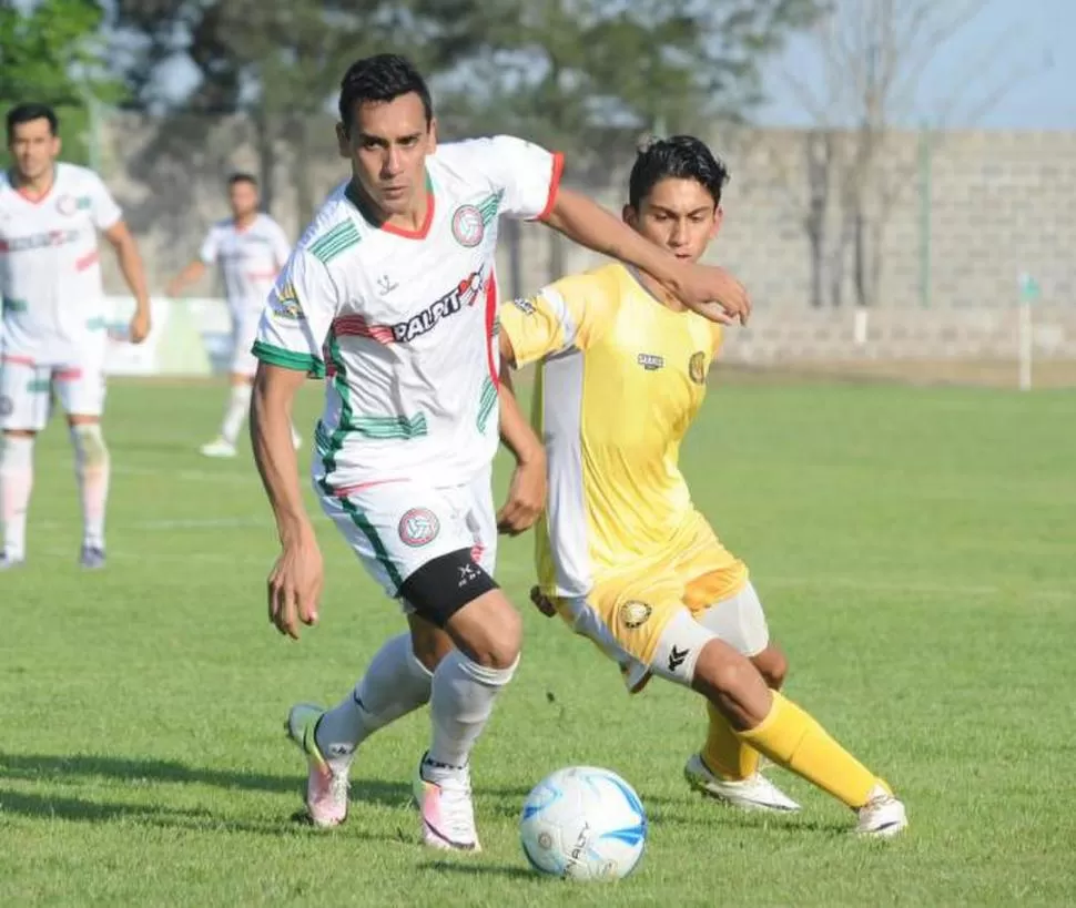 ADIÓS MUFA. Vega convirtió un golazo para San Jorge ante Boca Unidos.  